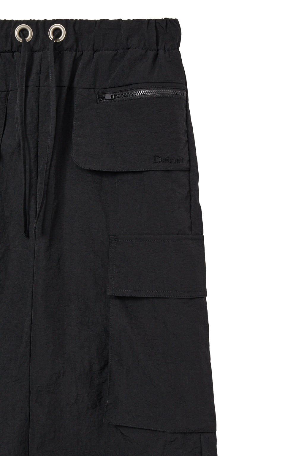Deinet - Nylon Utility Cargo Skirt (Black) product image 4 | TRAB K-Fashion Australia