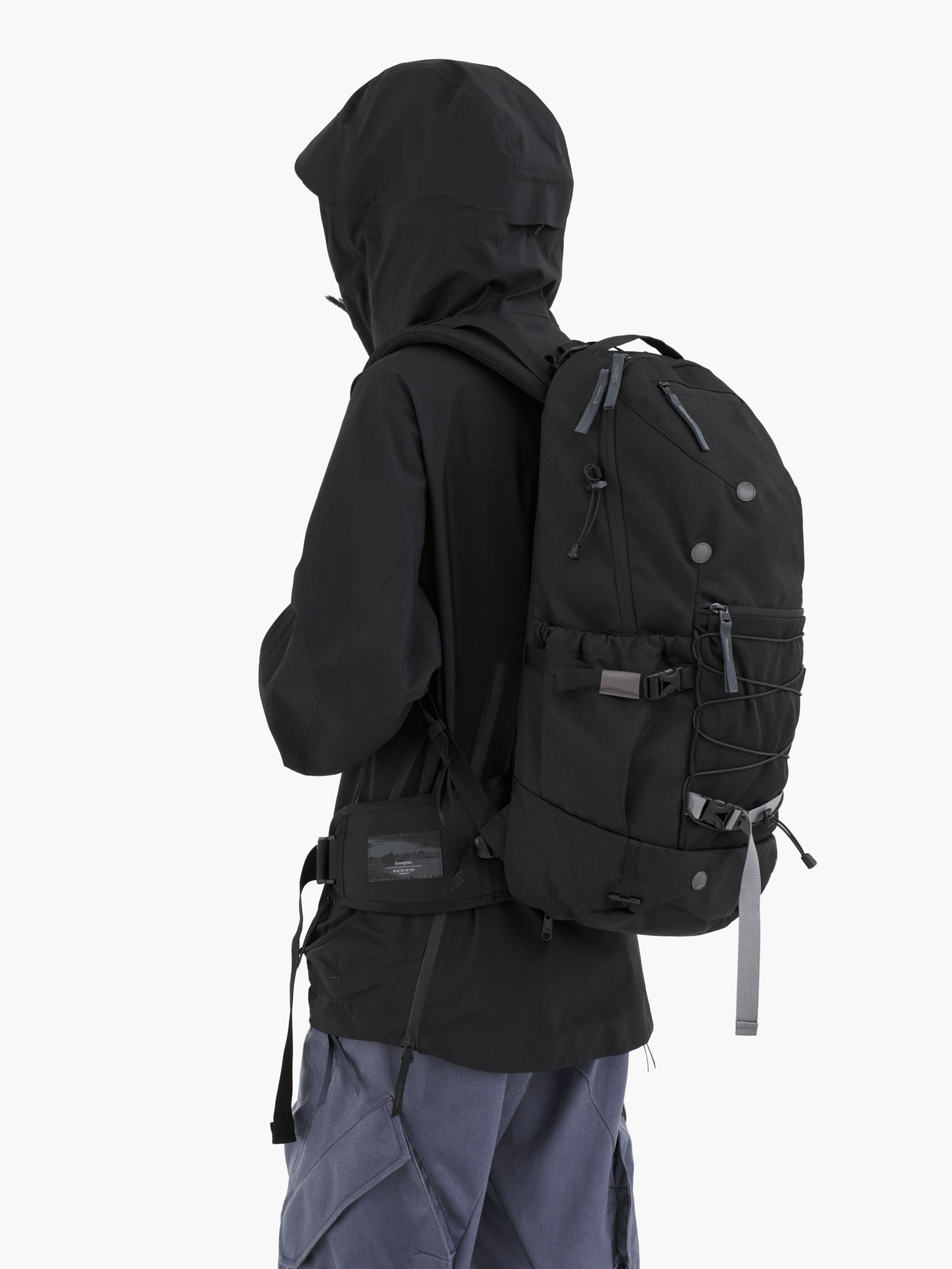 Jiyong Kim - Mountain Backpack (Black) product image 3 | TRAB K-Fashion Australia