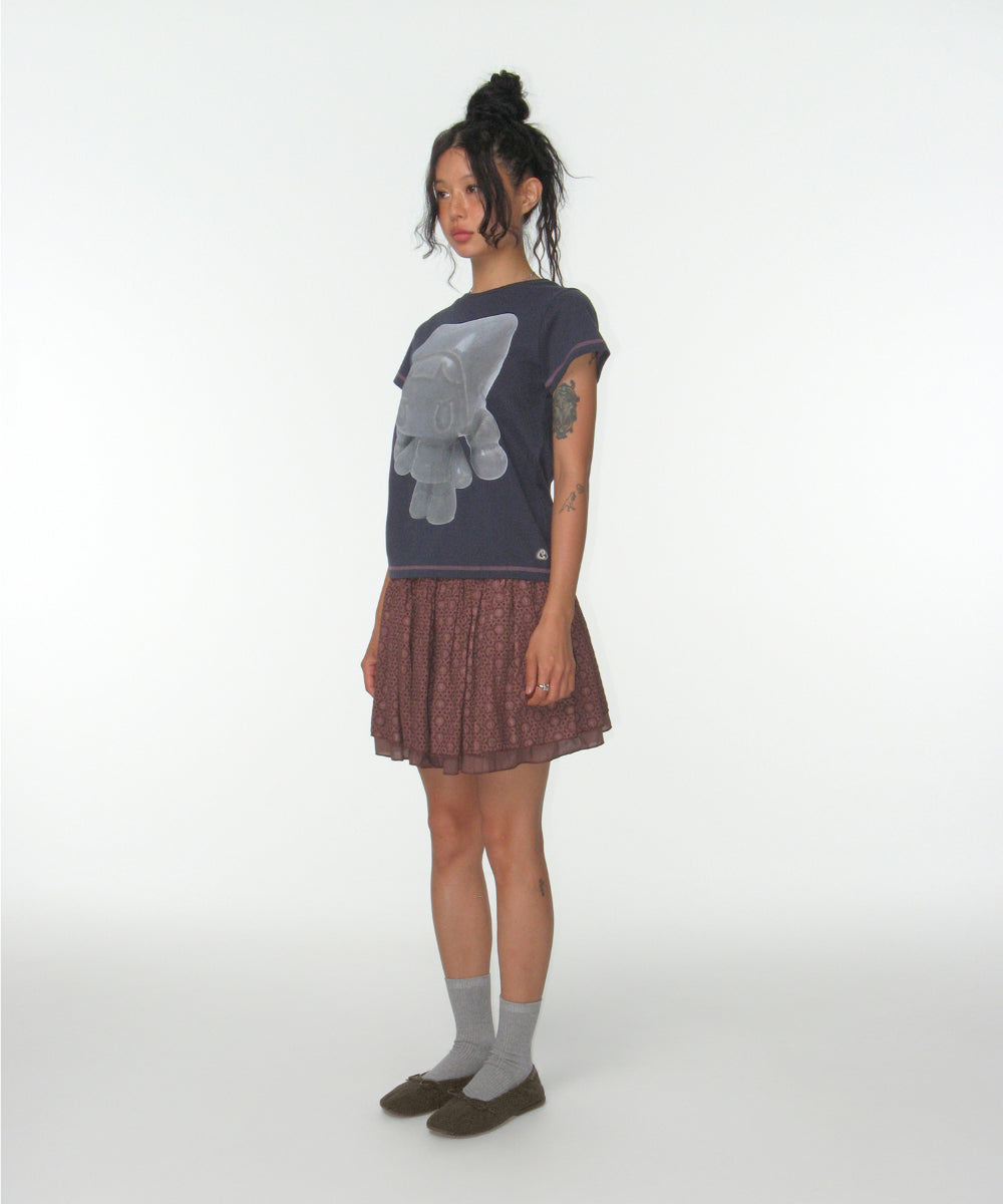 Coyseio - Flower Punching Skirt (Burgundy) product image 13 | TRAB K-Fashion Australia