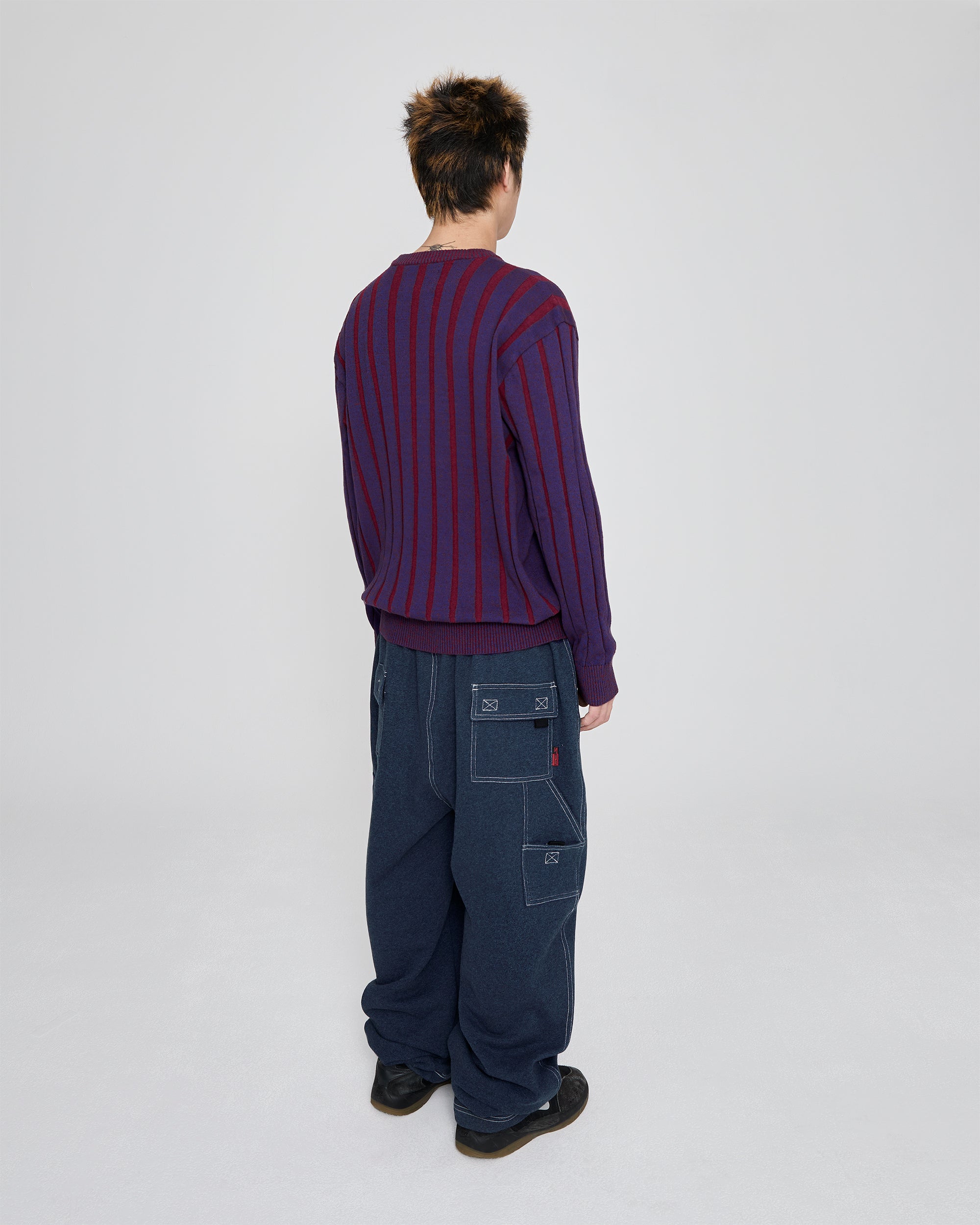 yeseyesee - Stipe Knit Pullover (Navy) product image 9 | TRAB K-Fashion Australia