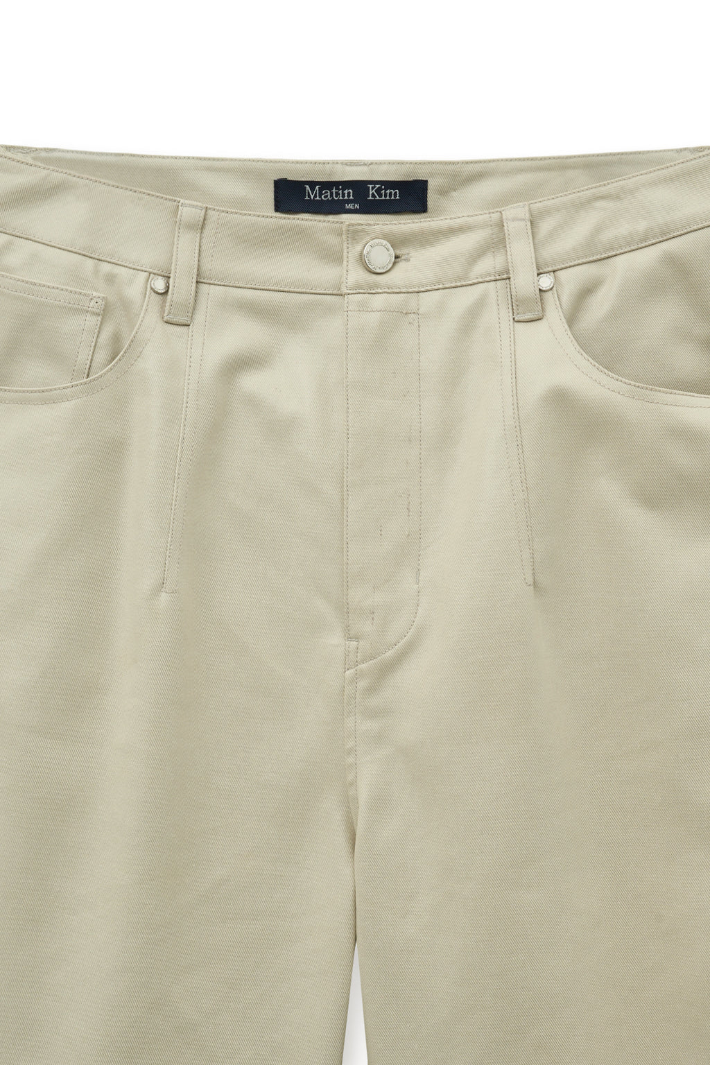 Matin Kim - Matt Coating Bermuda Pants (Light Beige) product image 3 | TRAB K-Fashion Australia