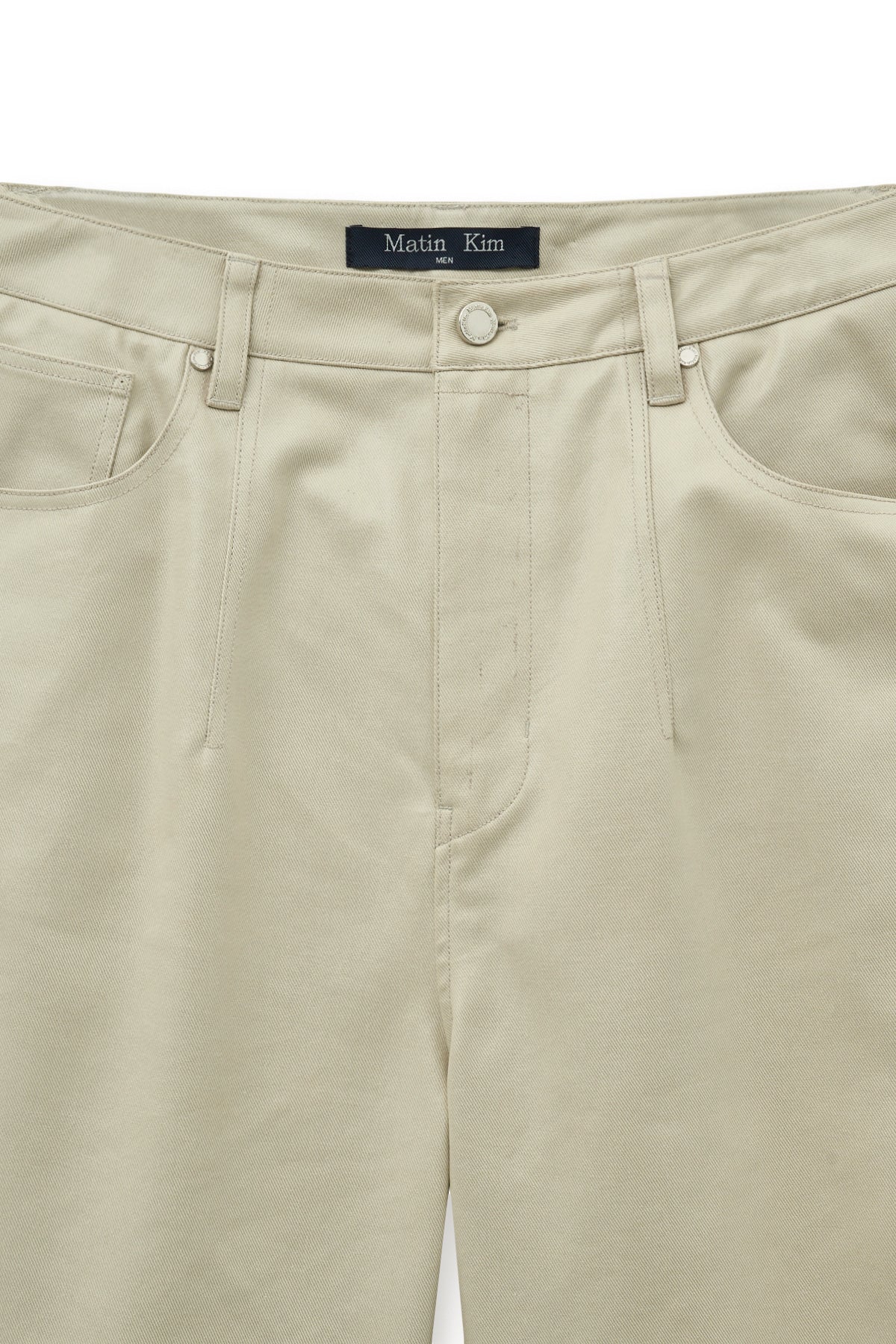 Matin Kim - Matt Coating Bermuda Pants (Light Beige) product image 3 | TRAB K-Fashion Australia