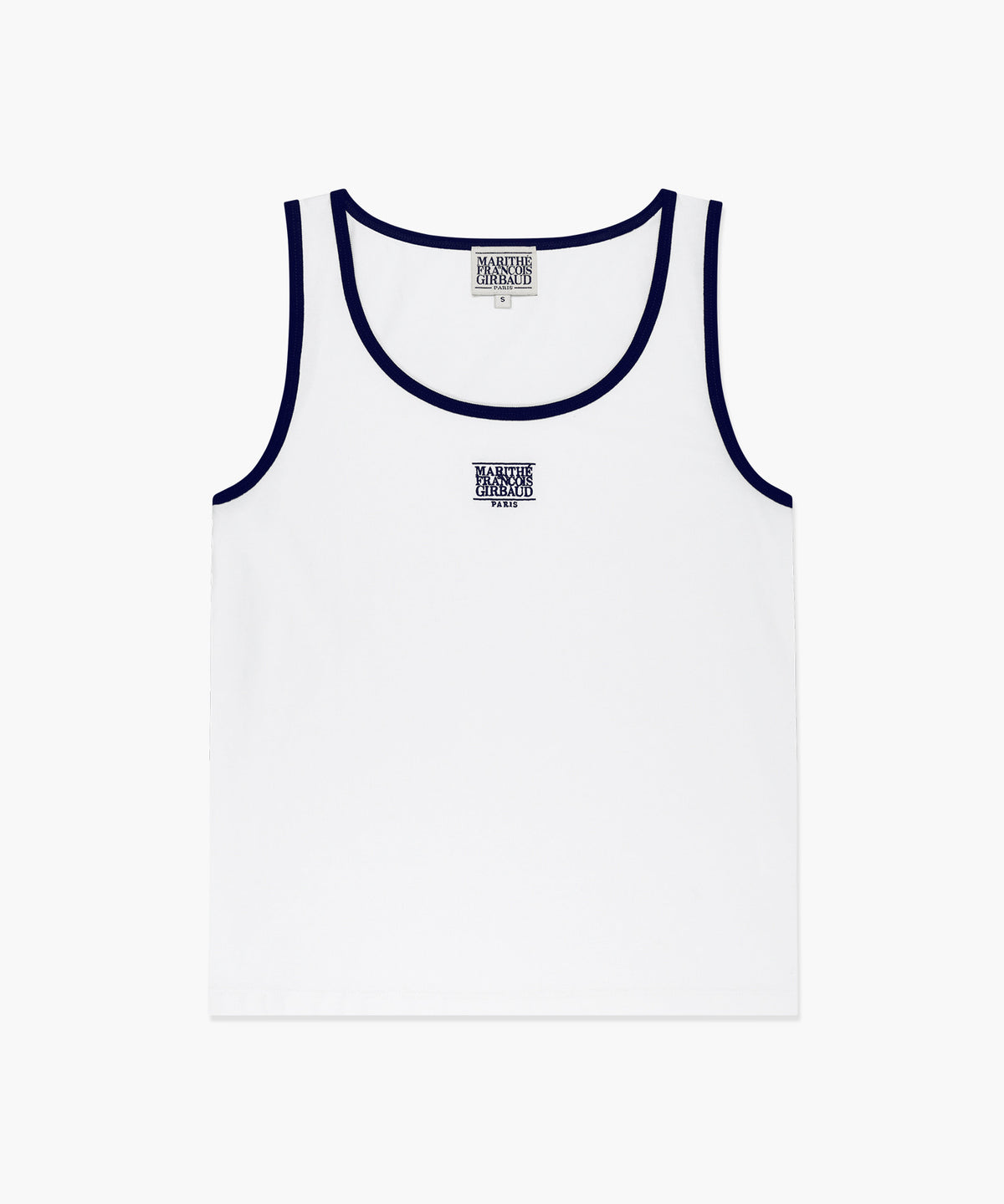 Marithe & Francois Girbaud - Small Classic Logo Sleeveless (White) product image 6 | TRAB K-Fashion Australia