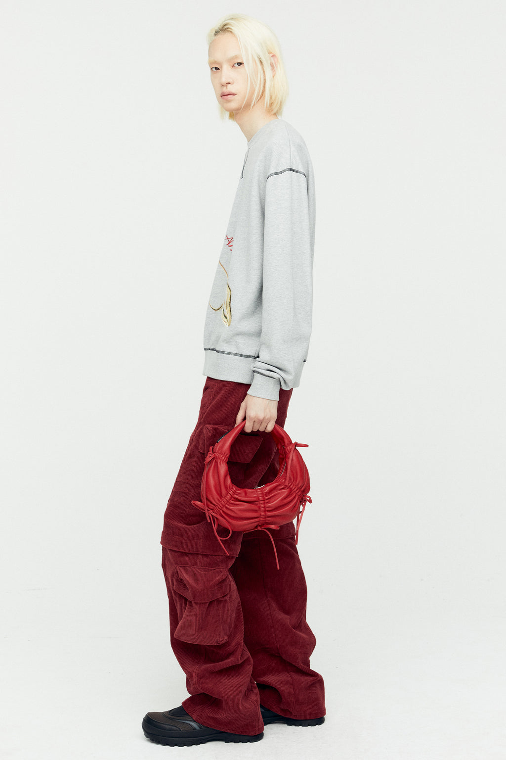 Andersson Bell - (essential) Adsb Fiore Sweatshirts (Grey) product image 3 | TRAB K-Fashion Australia