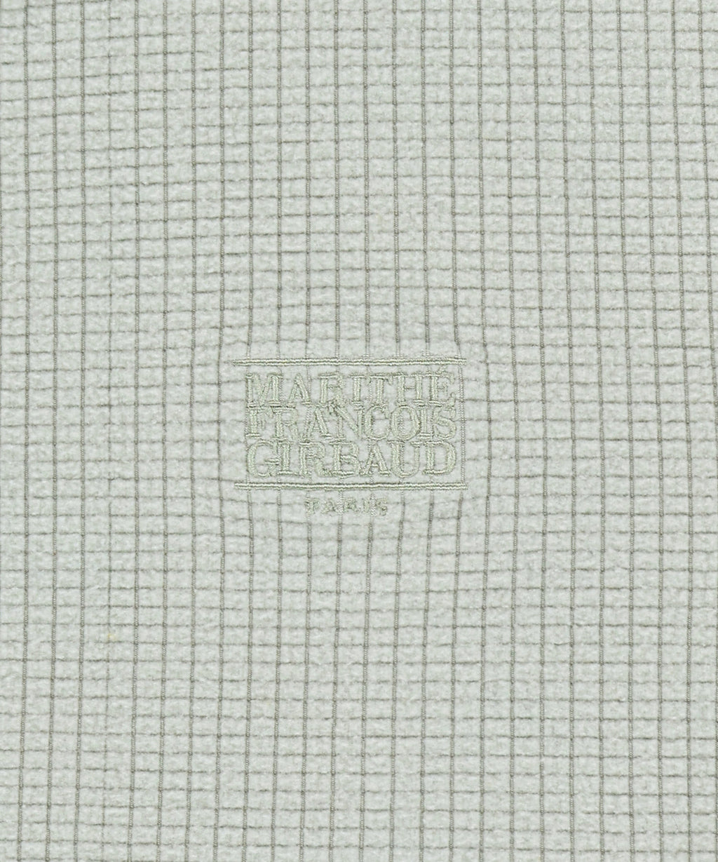 Marithe & Francois Girbaud - Grid Fleece Hoodie Zipup (Ecru) product image 4 | TRAB K-Fashion Australia