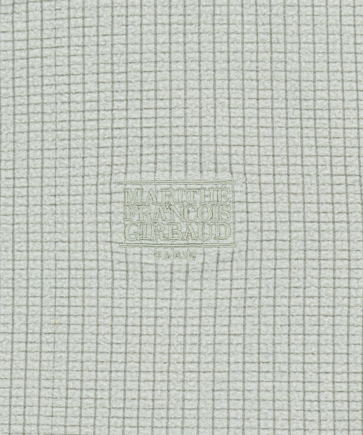 Marithe & Francois Girbaud - Grid Fleece Hoodie Zipup (Ecru) product image 4 | TRAB K-Fashion Australia