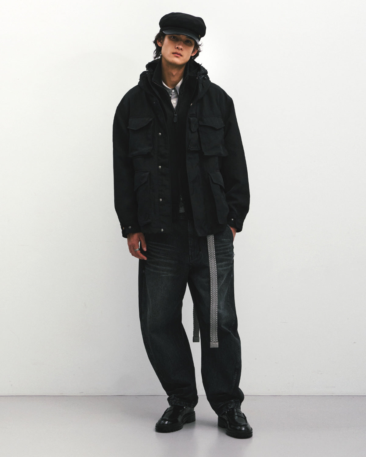 Eastlogue - Highland Shield Parka (Black Twill) product image 4 | TRAB K-Fashion Australia