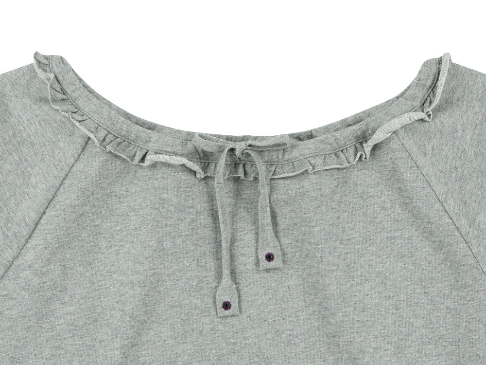 Coyseio - Drawstring Long Sleeve (Melange Grey) product image 15 | TRAB K-Fashion Australia