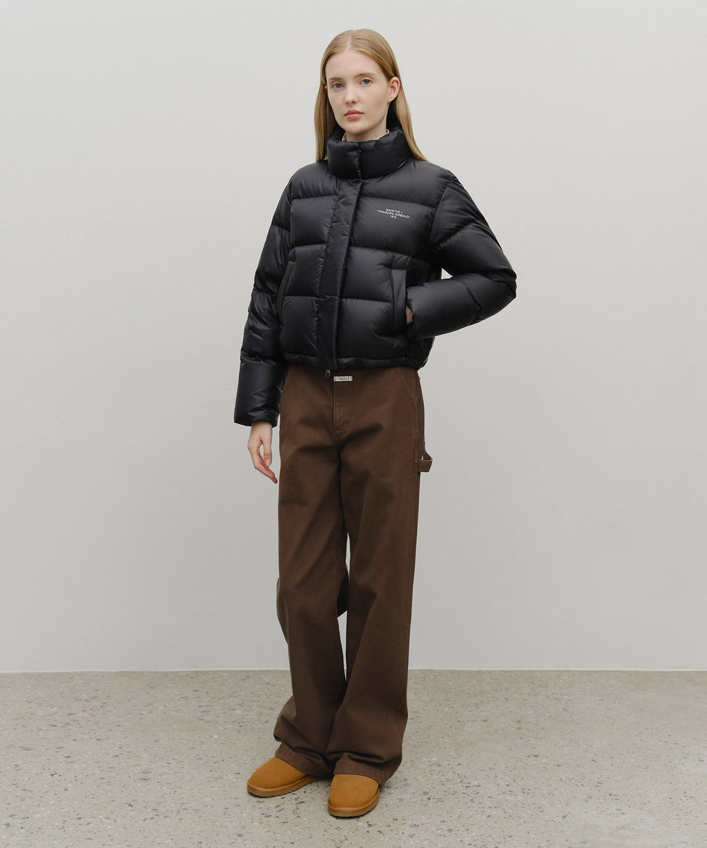 Marithe & Francois Girbaud - Basic Crop Down Jacket (Black) product image 5 | TRAB K-Fashion Australia