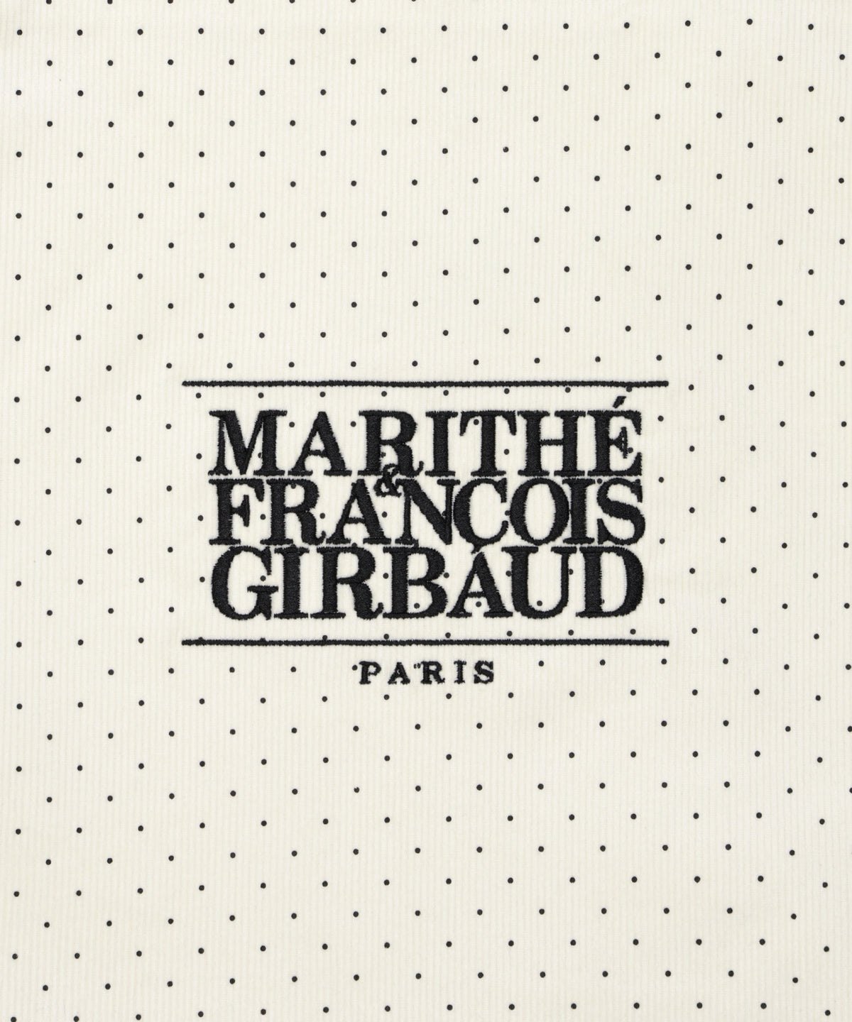 Marithe & Francois Girbaud - Classic Logo Corduroy Bag (Ivory) product image 3 | TRAB K-Fashion Australia