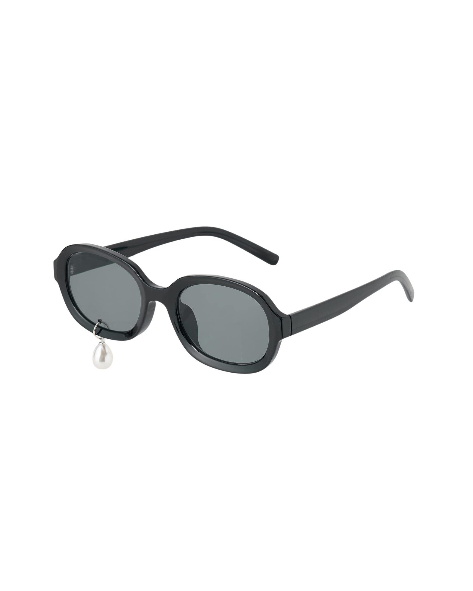 Kimhe Kim - Pearl Tear Round Sunglasses (Black) product image 9 | TRAB K-Fashion Australia