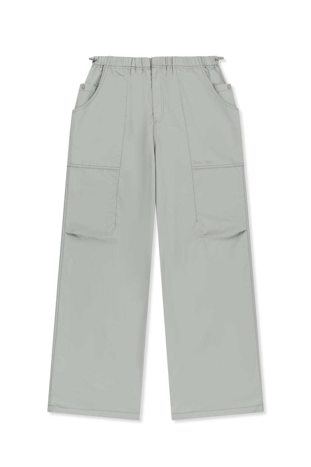 Matin Kim - Multi Panel Parachute Pants (Light Grey) product image 1 | TRAB K-Fashion Australia