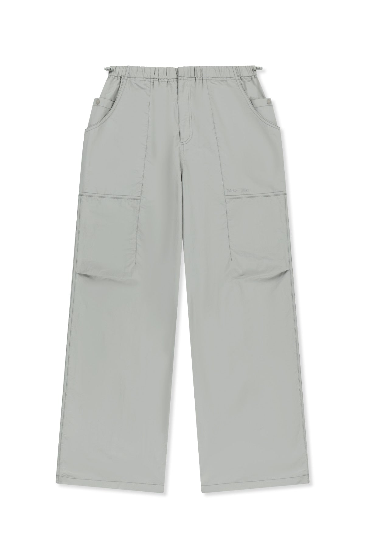 Matin Kim - Multi Panel Parachute Pants (Light Grey) product image 1 | TRAB K-Fashion Australia
