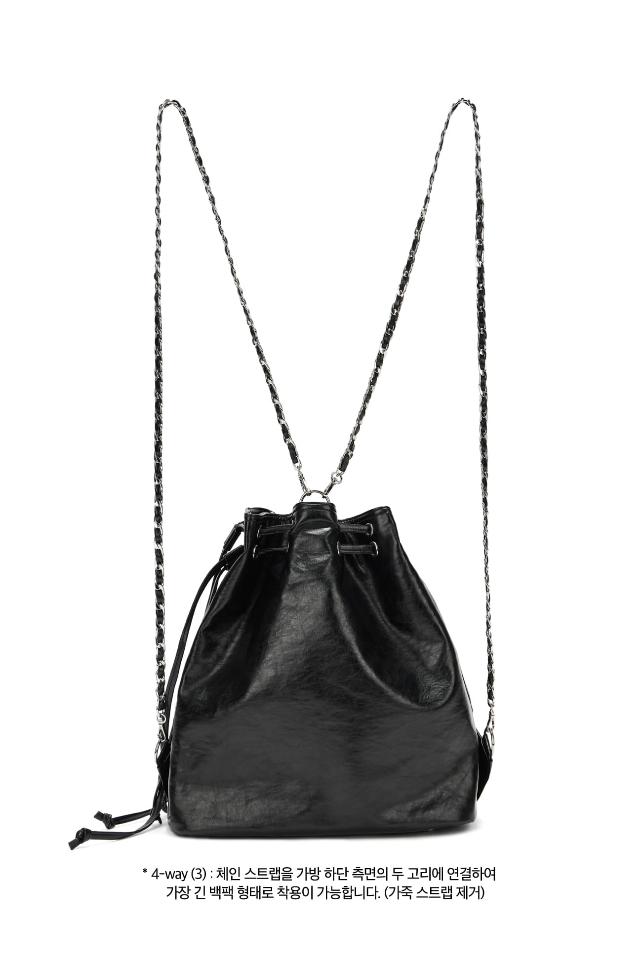 Deinet - Deinet 5-Way Stud Pocket Multi Bag (Black) product image 9 | TRAB K-Fashion Australia