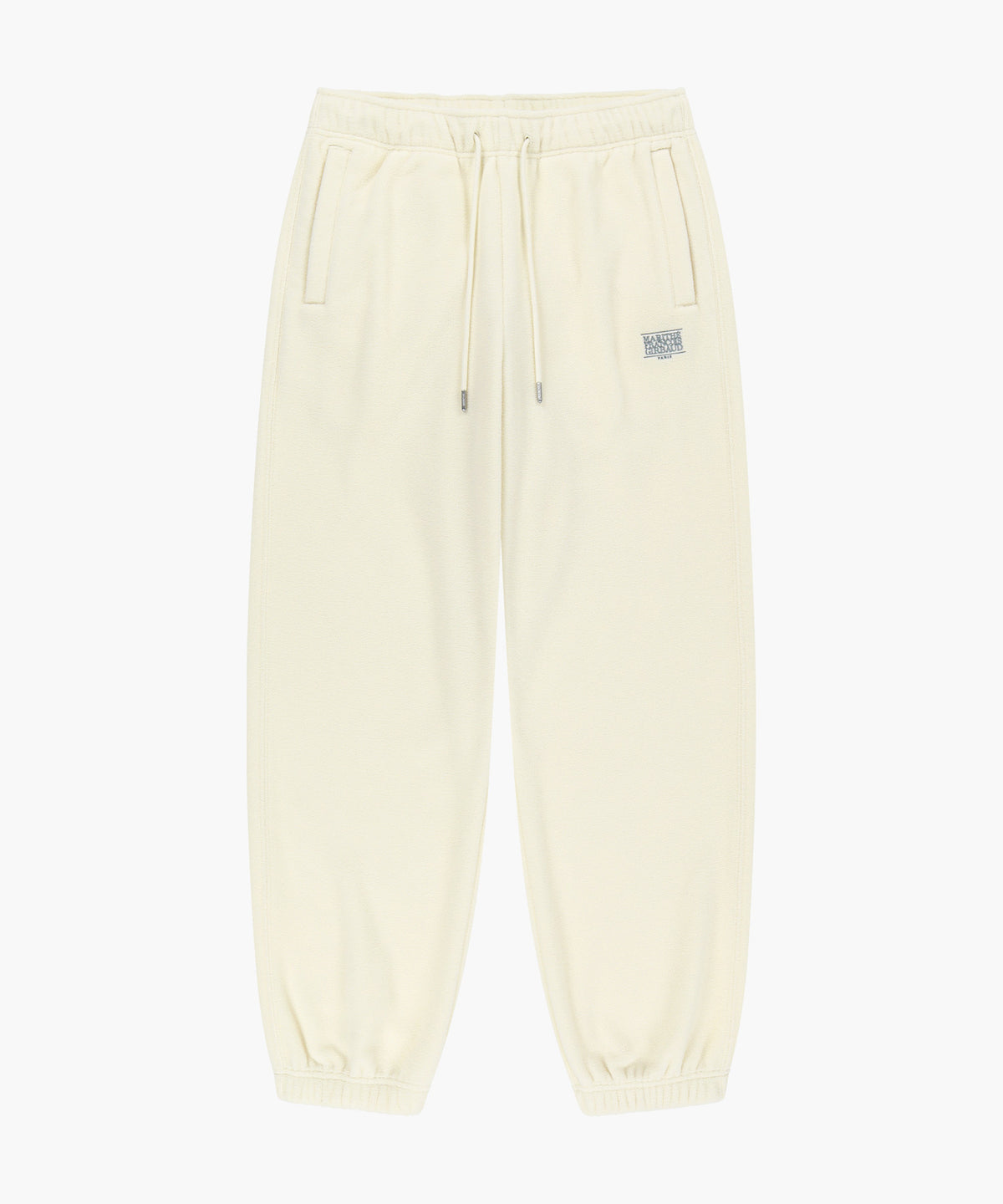 Marithe & Francois Girbaud - Classic Logo Fleece Joggers (Ivory) product image 5 | TRAB K-Fashion Australia