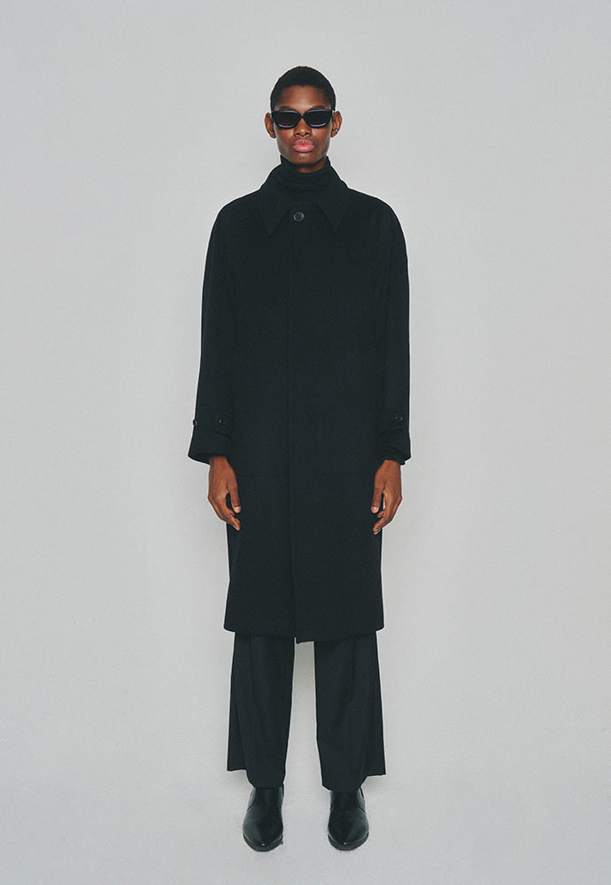 Tonywack - Cashmere Mac Over Coat (Black) product image 1 | TRAB K-Fashion Australia
