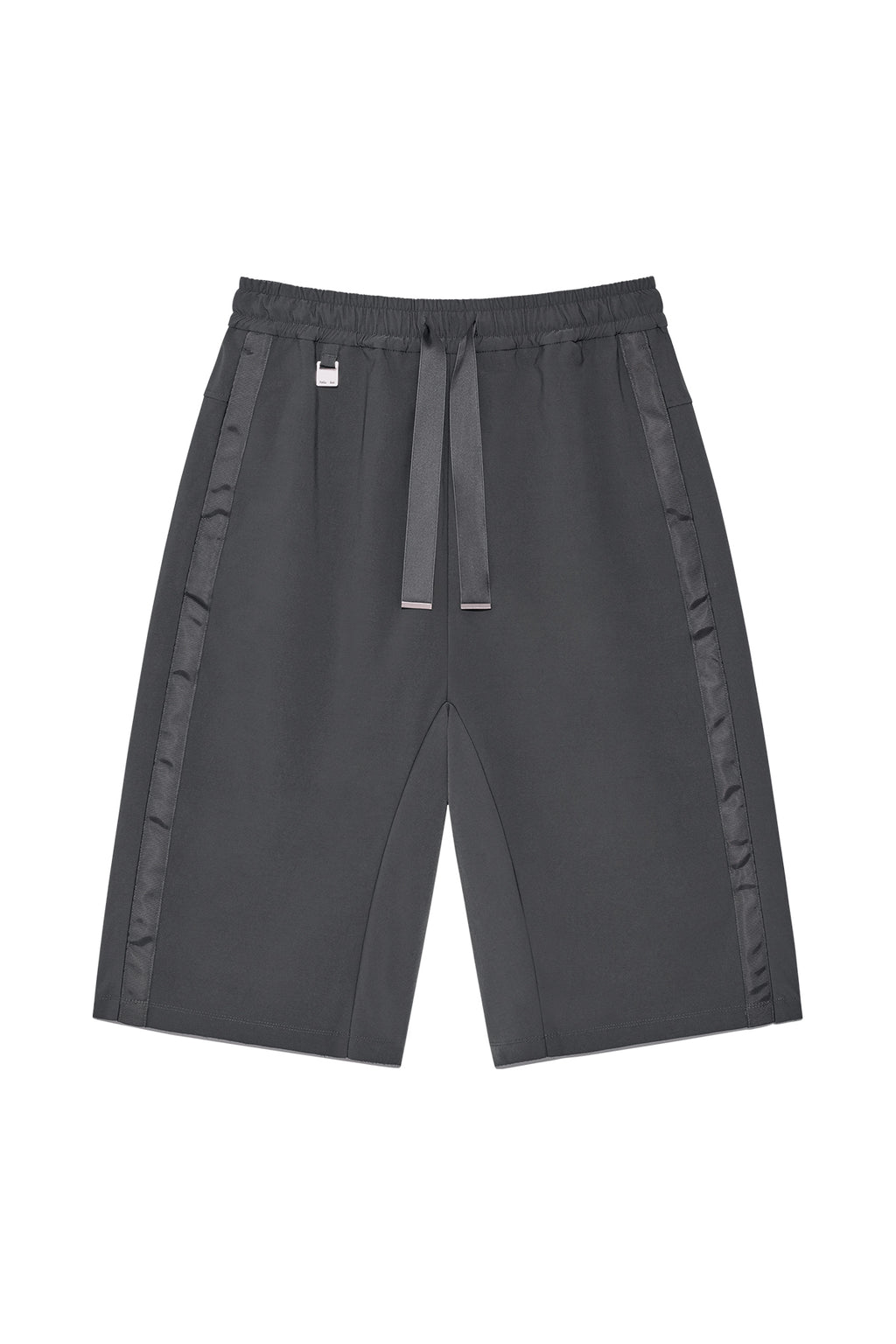 Matin Kim - Side Taping Bermuda Pants (Charcoal) product image 1 | TRAB K-Fashion Australia