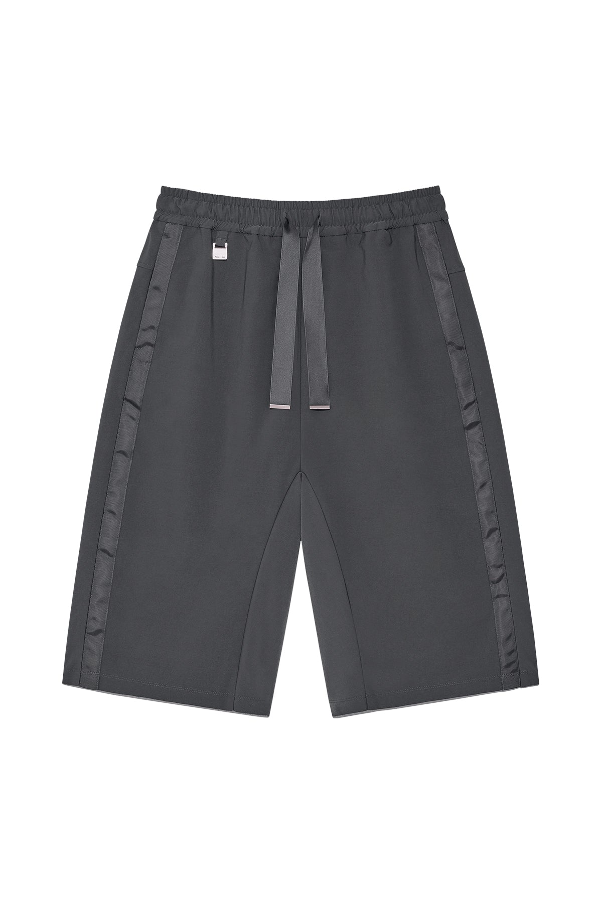 Matin Kim - Side Taping Bermuda Pants (Charcoal) product image 1 | TRAB K-Fashion Australia