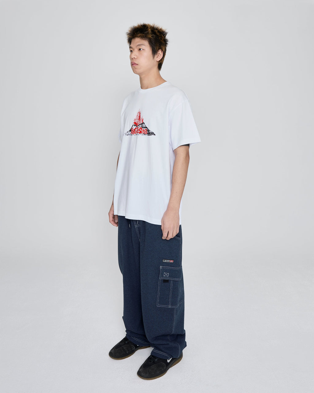 yeseyesee - Volcanic Eruption Tee (White) product image 8 | TRAB K-Fashion Australia
