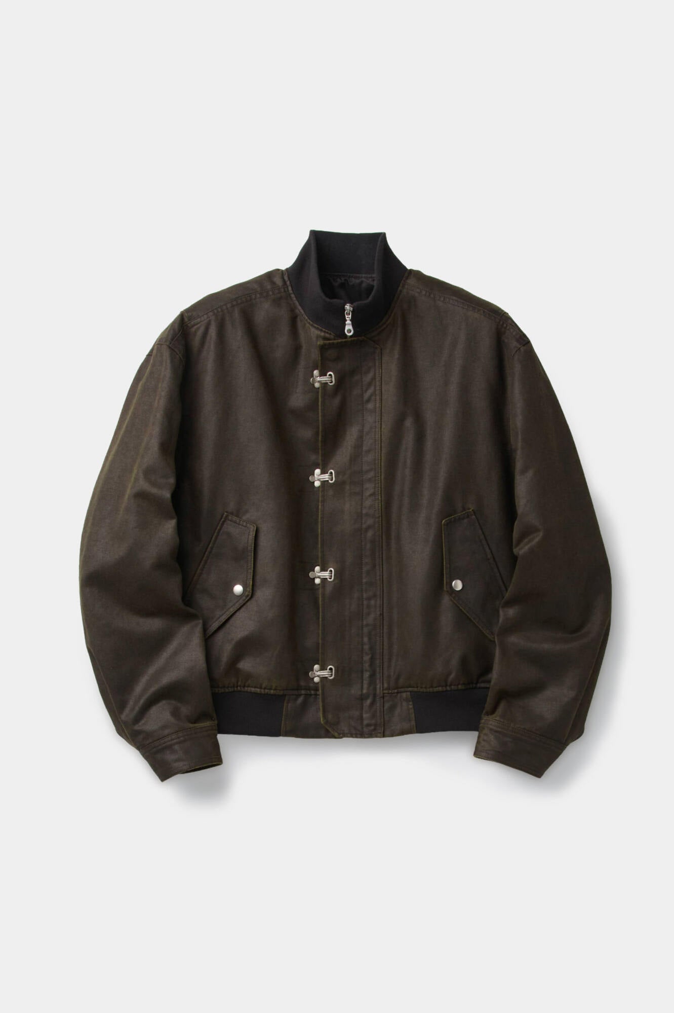 Coor - Washed Soft Feel Deck Hook Bomber Jacket (Washed Brown) product image 1 | TRAB K-Fashion Australia