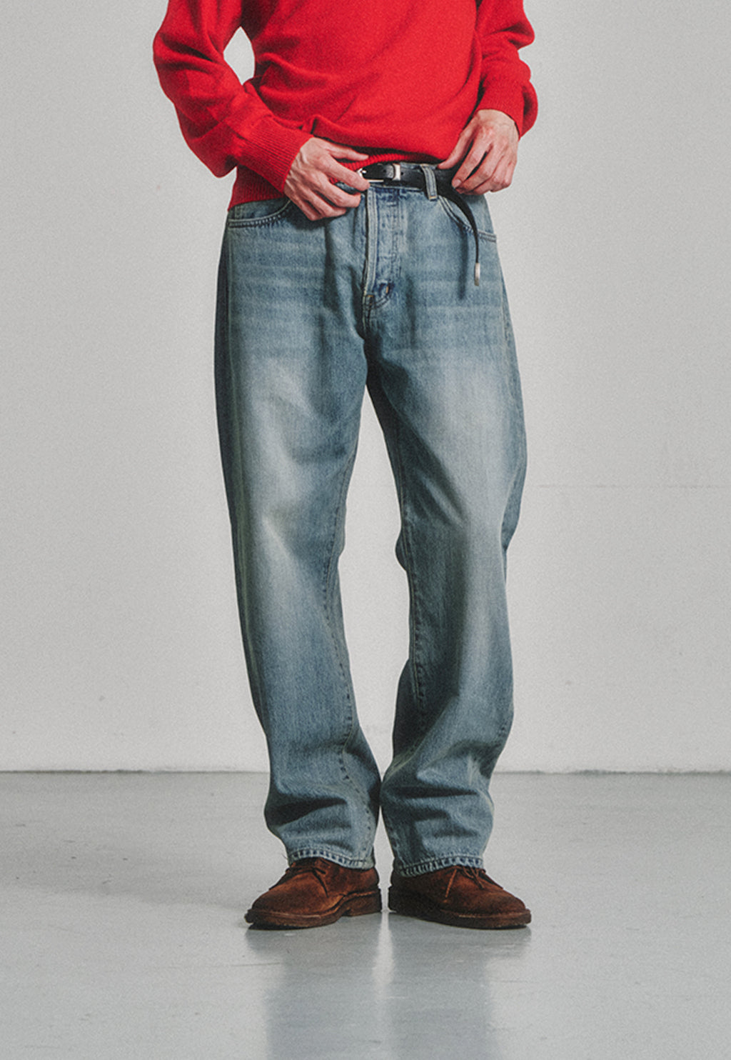 Art if acts - Selvedge 5P Denim Pants (Light Indigo) product image 4 | TRAB K-Fashion Australia