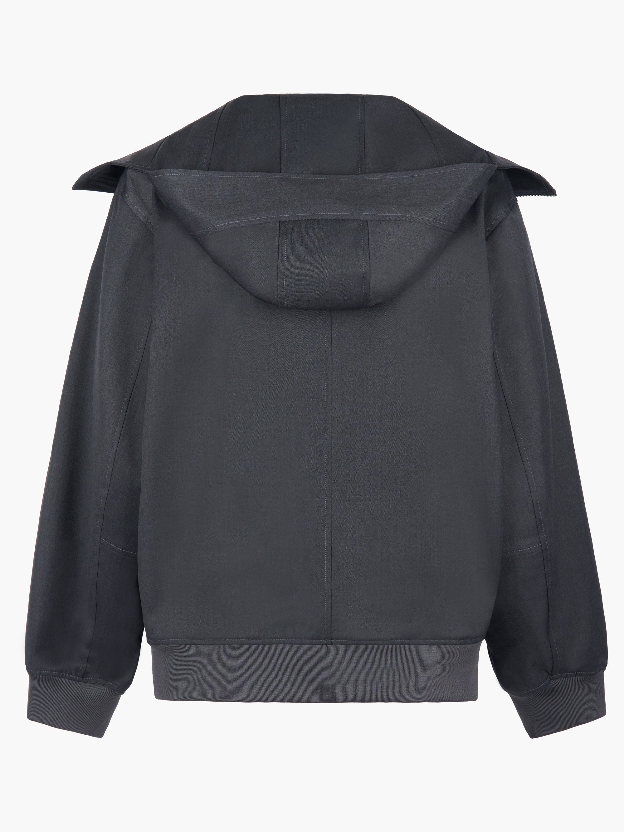 Jiyong Kim - Hooded Zip-Up Jacket (Grey) product image 6 | TRAB K-Fashion Australia