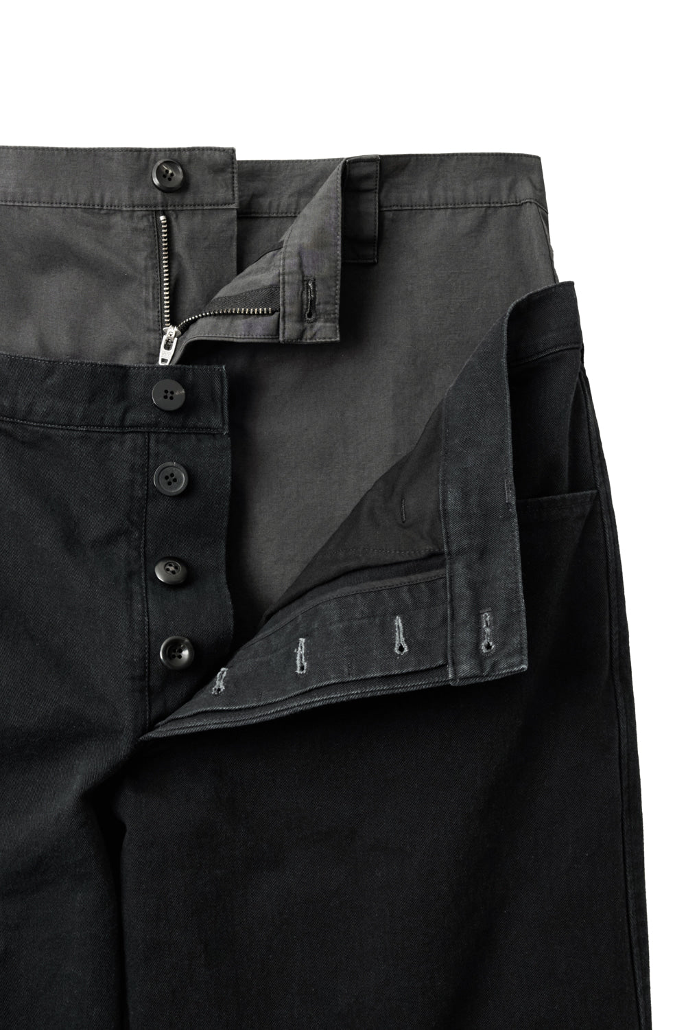 Hatchingroom - Double Waist Pants (Black) product image 5 | TRAB K-Fashion Australia