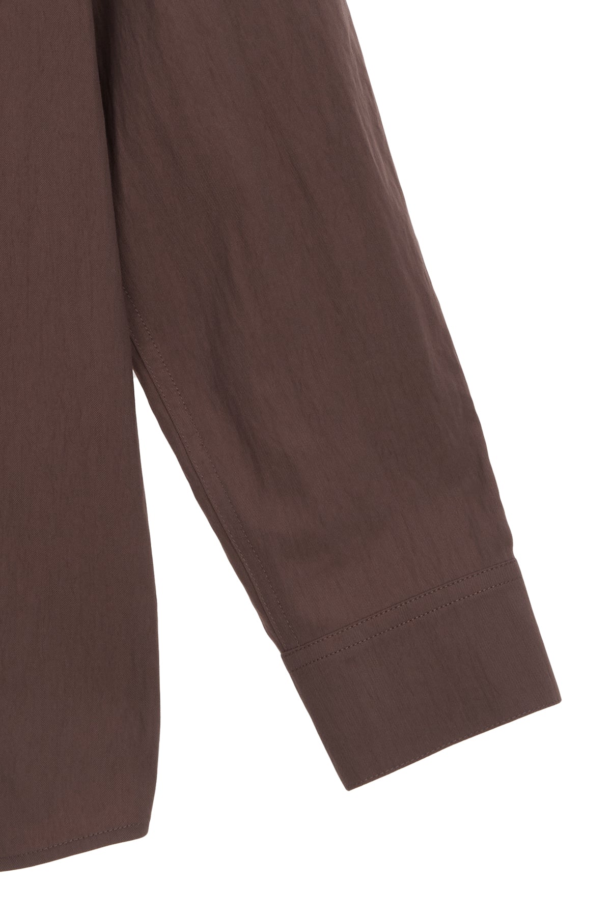 Matin Kim - Stitch Point Shirt (Brown) product image 4 | TRAB K-Fashion Australia