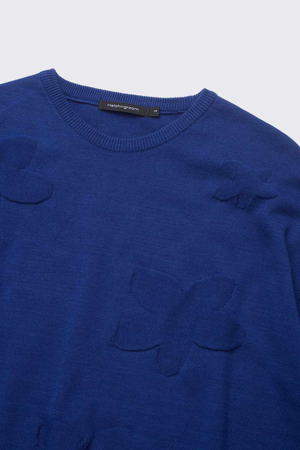 Hatchingroom - Floral Jacquard Knit V2 (Royal Blue) product image 3 | TRAB K-Fashion Australia