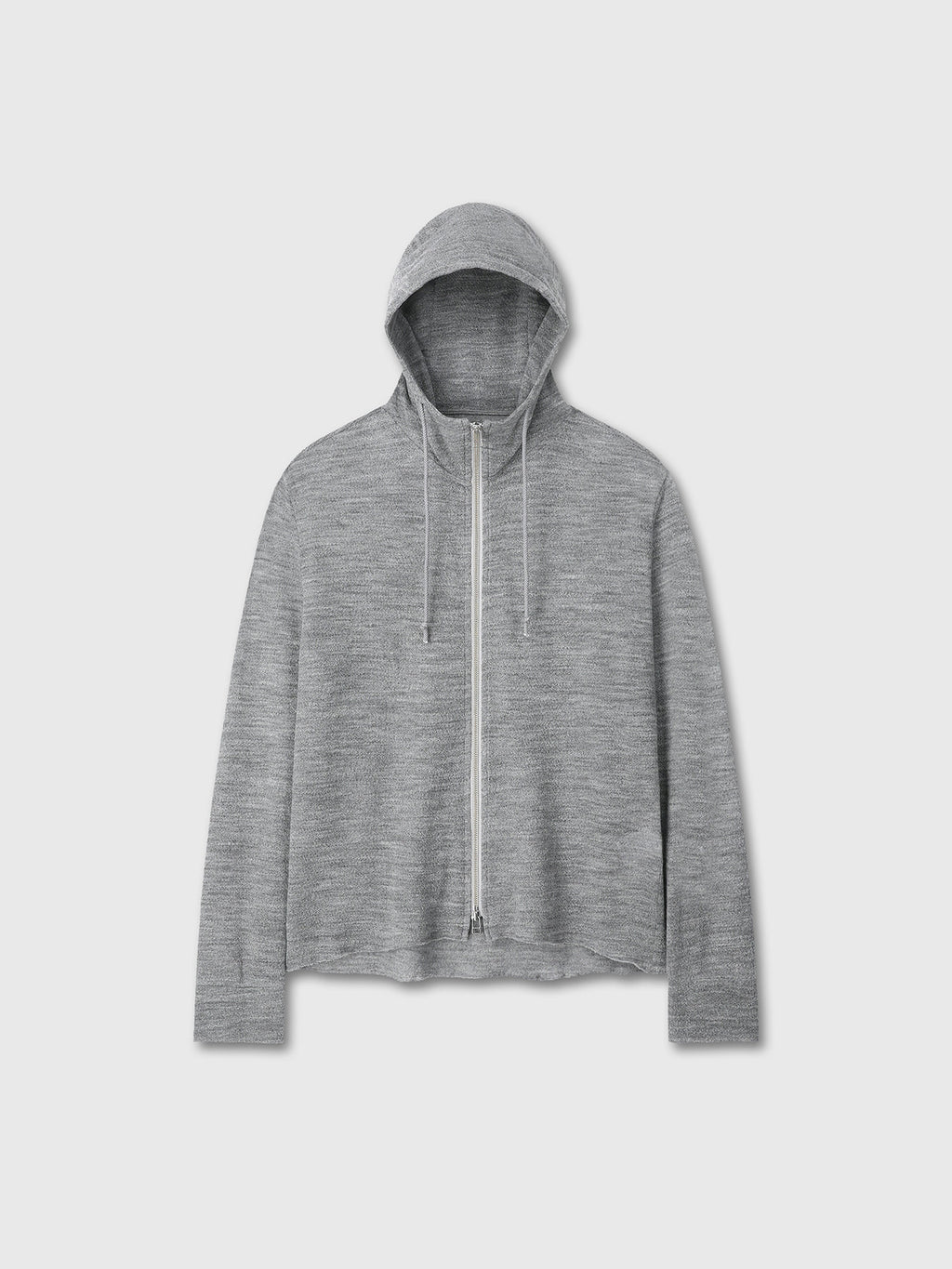 Tonywack - Light Wool Hooded Zip Jacket (Melange Grey) product image 9 | TRAB K-Fashion Australia