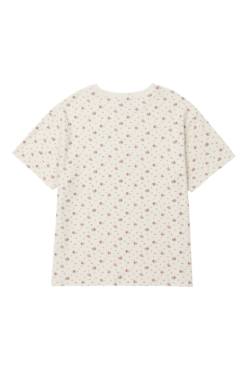 Deinet - Soft Waffle Flower T-Shirt (Ivory) product image 11 | TRAB K-Fashion Australia