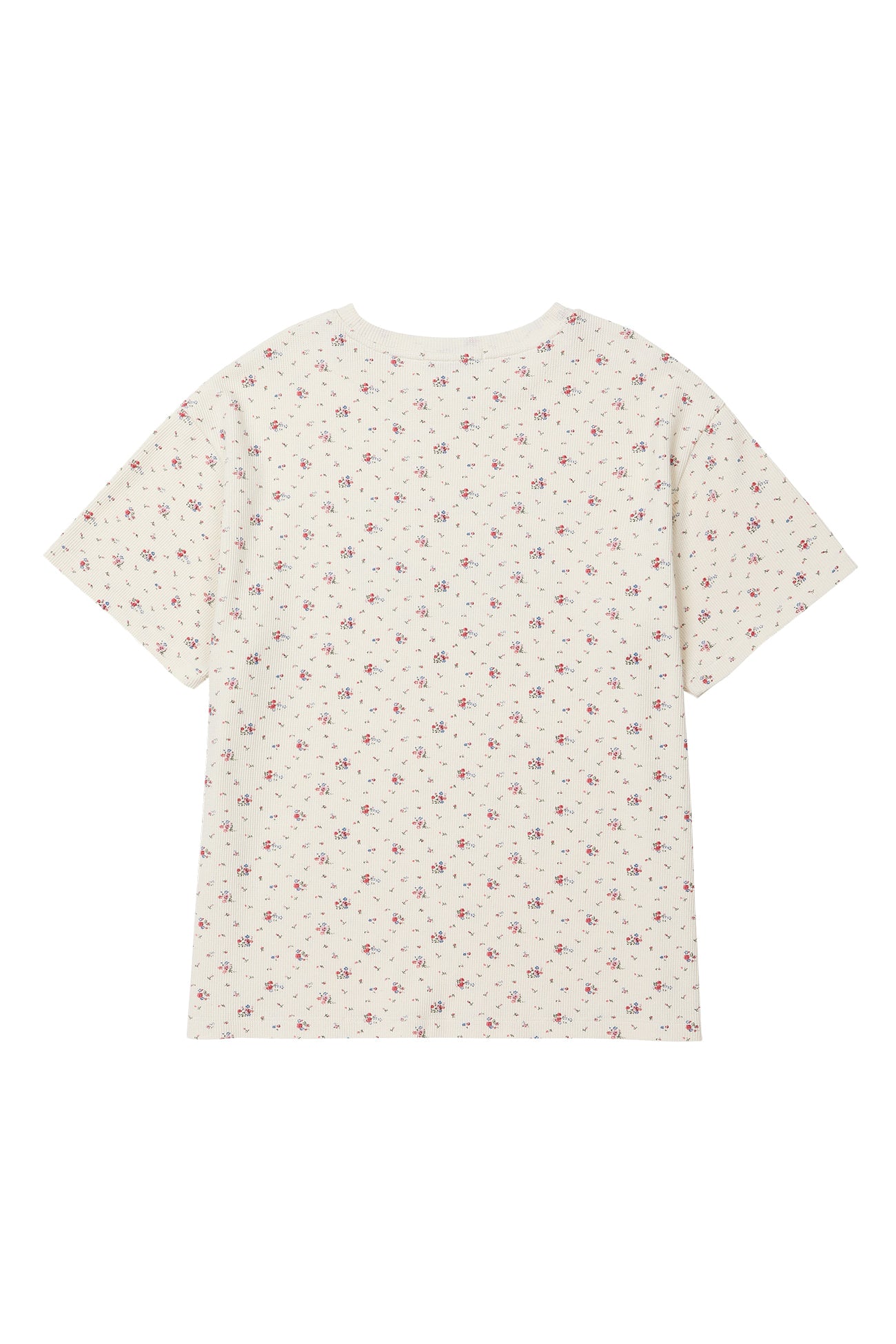 Deinet - Soft Waffle Flower T-Shirt (Ivory) product image 11 | TRAB K-Fashion Australia