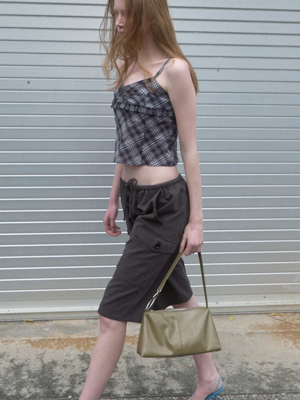 Kijun - Washed Cargo Bermuda Shorts (Charcoal) product image 5 | TRAB K-Fashion Australia