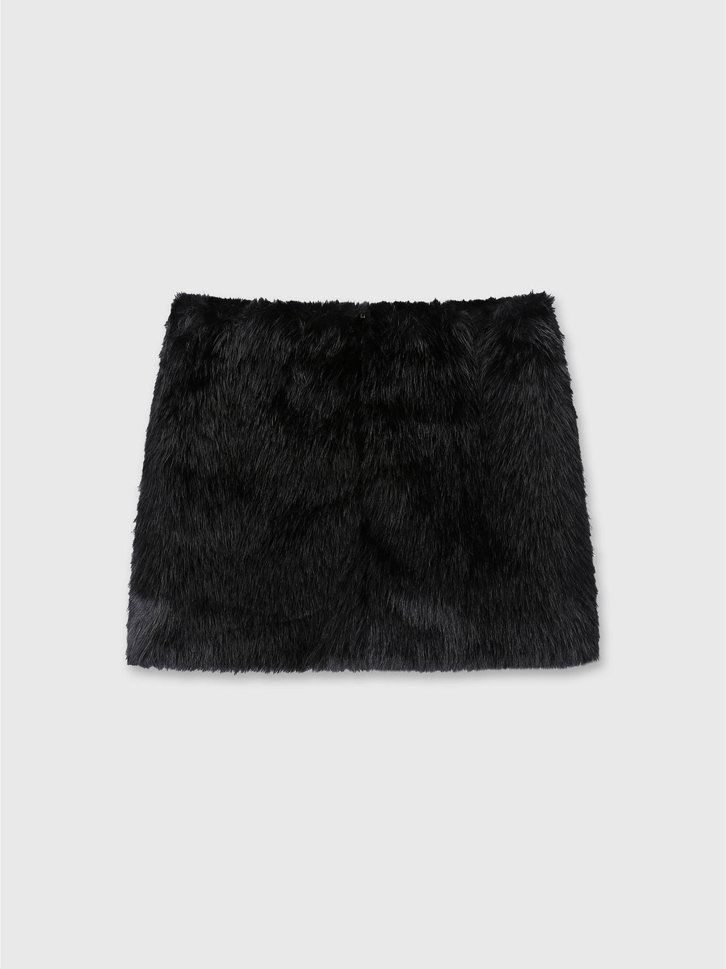 Tonywack - Faux-Fur Black Low-Waist Mini-Skirt (Black) product image 11 | TRAB K-Fashion Australia