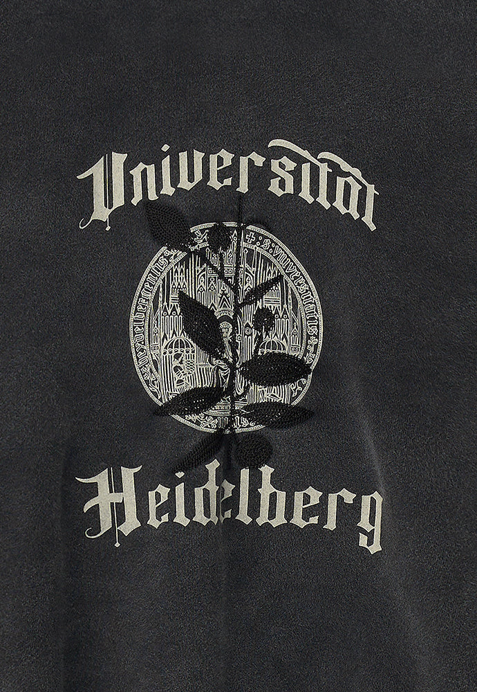 Tonywack - Embroidery Overlap College Sweatshirt (Faded Black) product image 8 | TRAB K-Fashion Australia