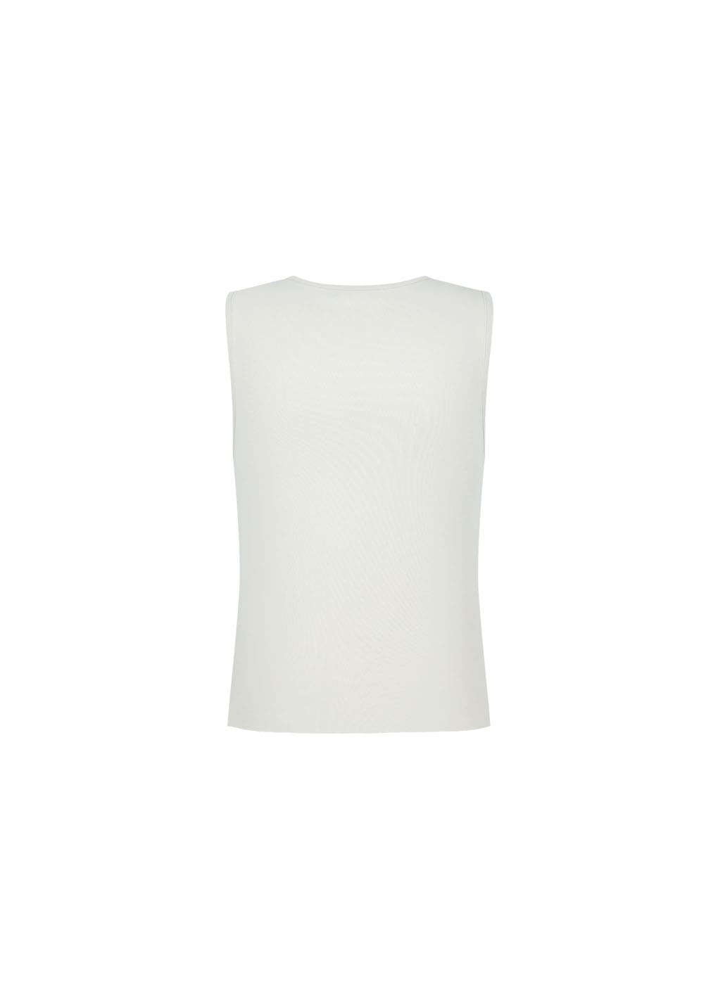 Amomento - Round Neck Sleeveless Top (Ivory) product image 3 | TRAB K-Fashion Australia