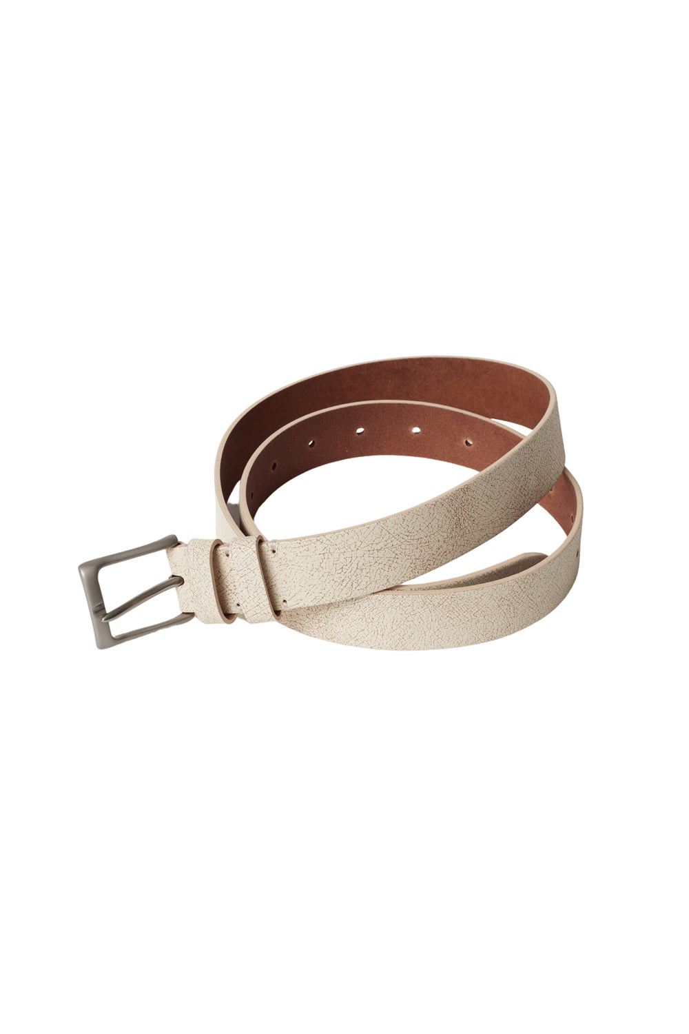 Hatchingroom - Leather Belt Crack (Ivory) product image 2 | TRAB K-Fashion Australia
