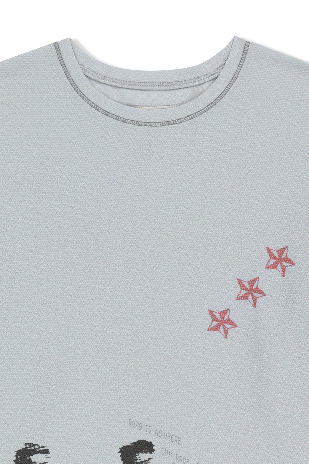 Matin Kim - Matin Pace Graffiti Covered Top (Grey) product image 3 | TRAB K-Fashion Australia