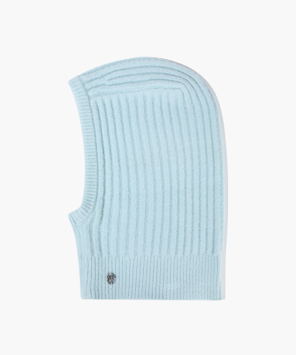 Marithe & Francois Girbaud - Circle Logo Zip Up Balaclava (Sky Blue) product image 2 | TRAB K-Fashion Australia