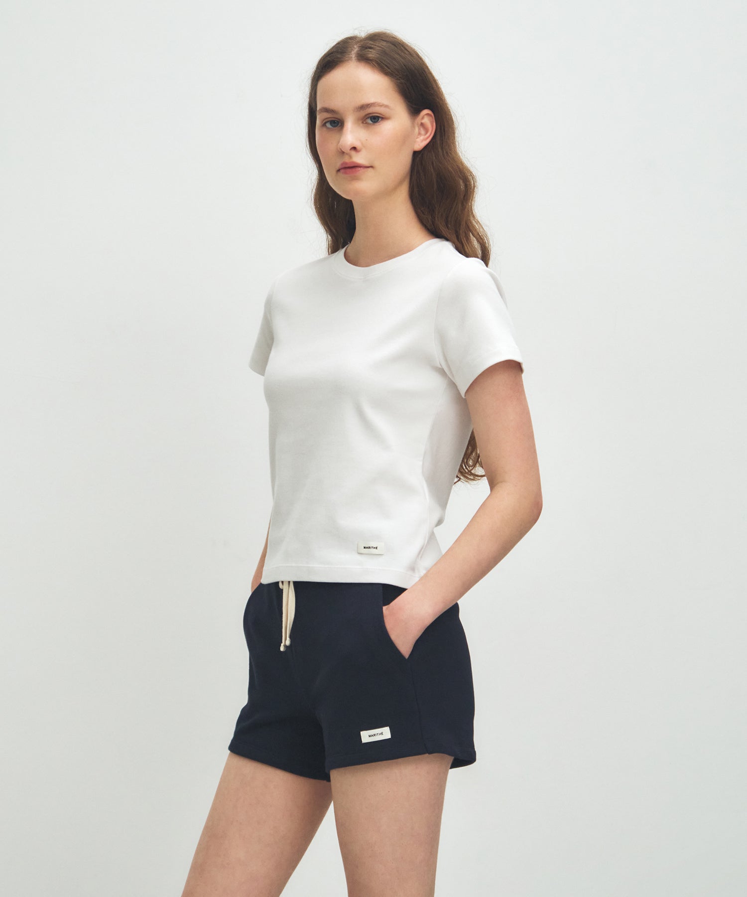Marithe & Francois Girbaud - Basic Tee (White) product image 2 | TRAB K-Fashion Australia