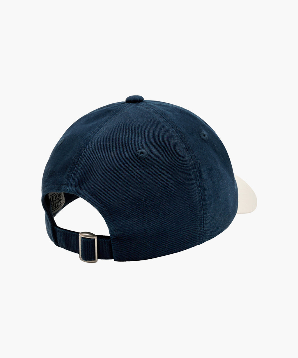Marithe & Francois Girbaud - Classic Logo 6panel Color Block Cap (Ivory) product image 2 | TRAB K-Fashion Australia