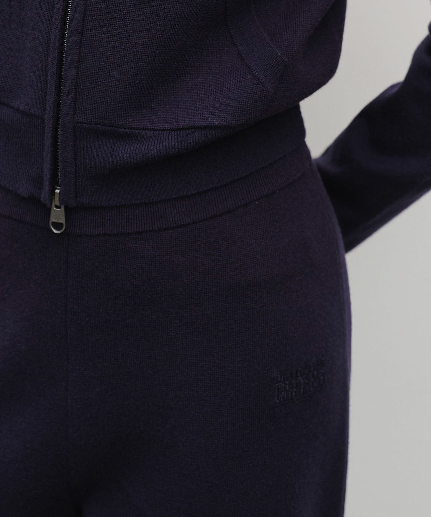 Marithe & Francois Girbaud - Classic Logo Knit Pants (Navy) product image 2 | TRAB K-Fashion Australia