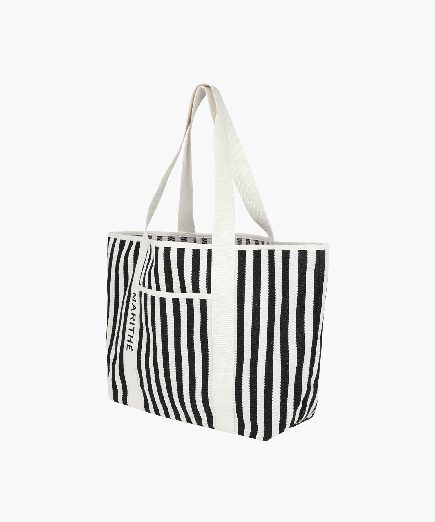 Marithe & Francois Girbaud - Regular Logo Big Cotton Bag (Stripe) product image 2 | TRAB K-Fashion Australia
