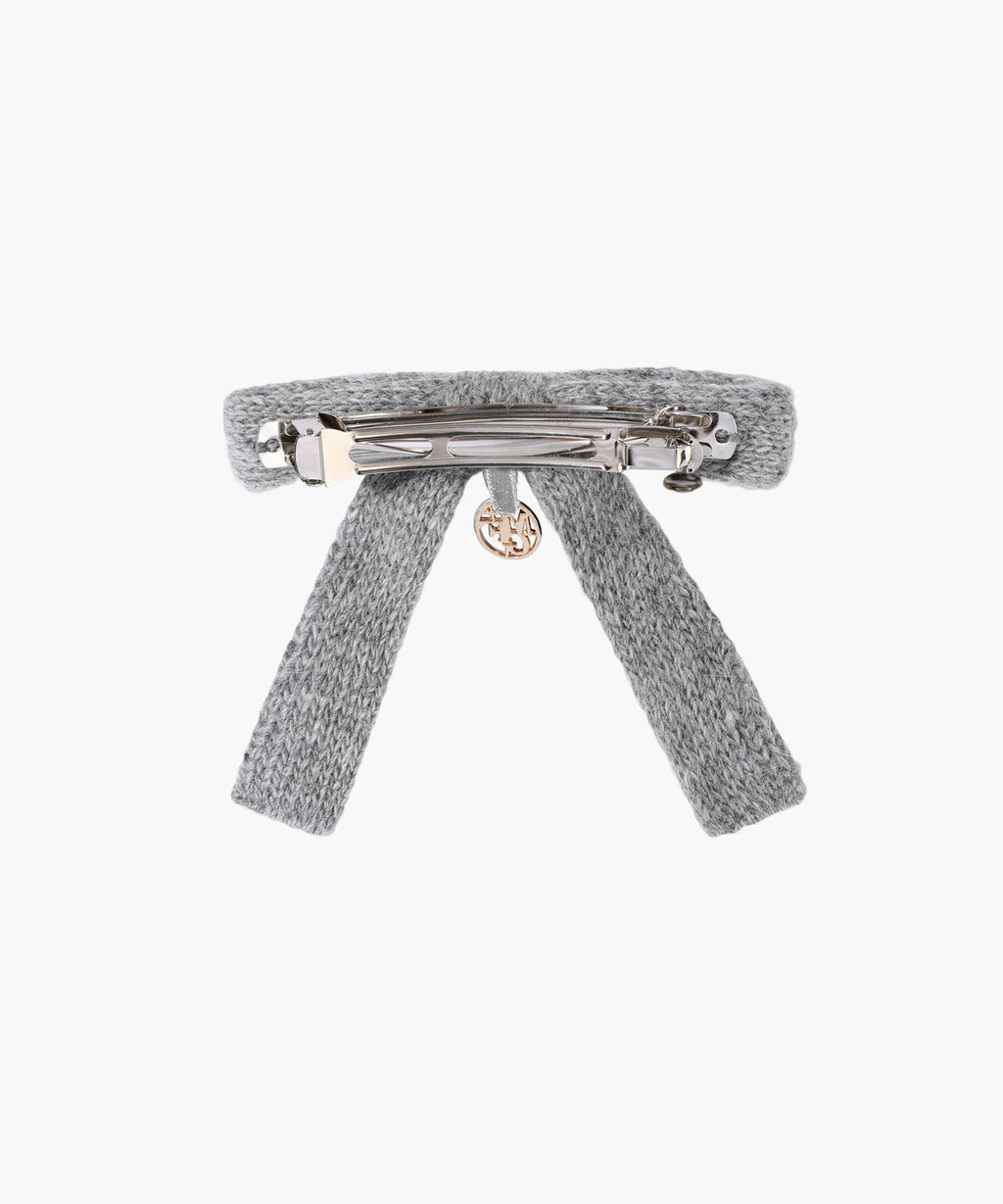Marithe & Francois Girbaud - Knit Ribbon Hair Pin (Gray) product image 2 | TRAB K-Fashion Australia