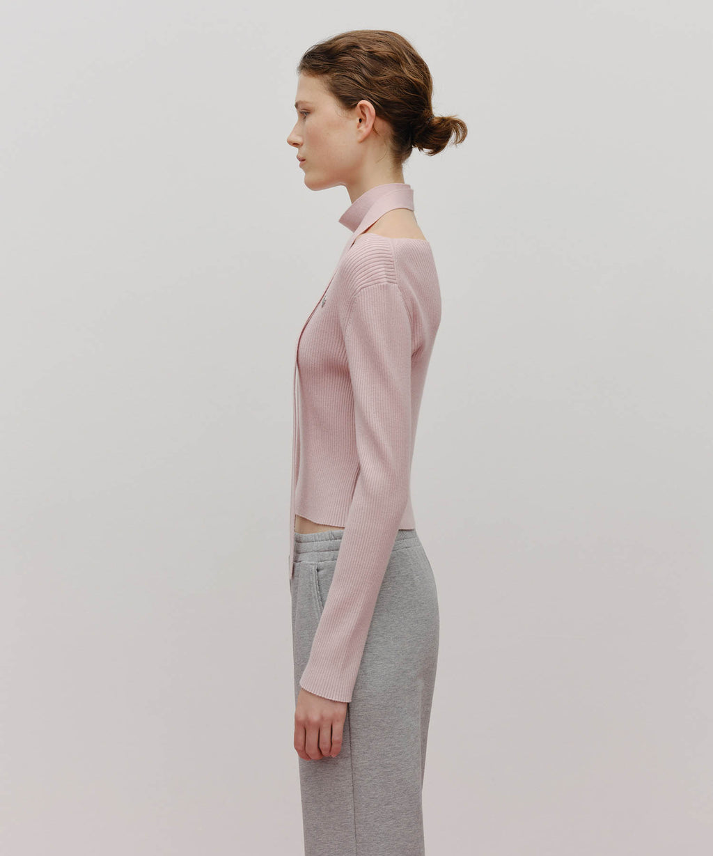 Marithe & Francois Girbaud - Muffler Set Knit (Pink) product image 2 | TRAB K-Fashion Australia