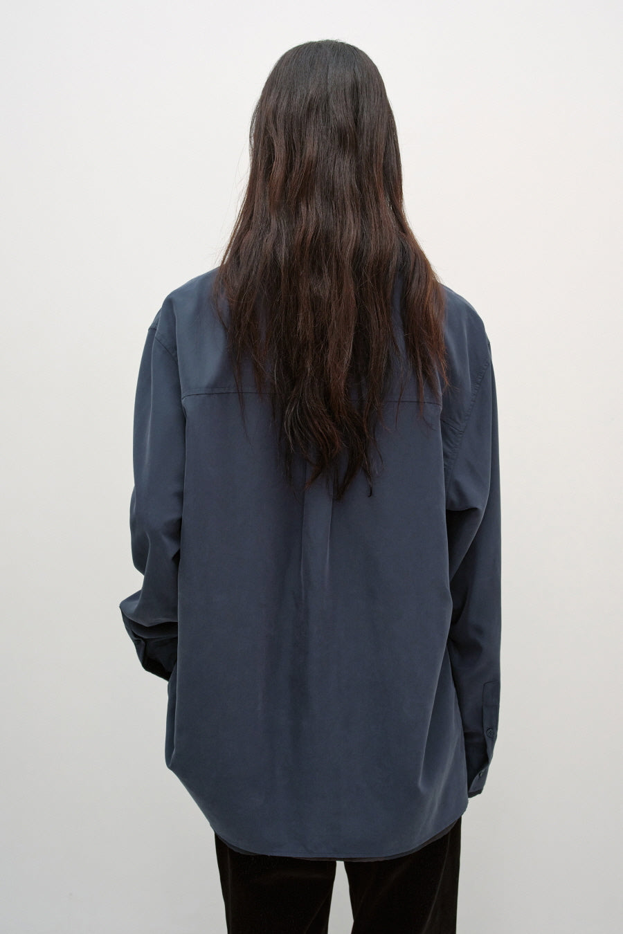Insilence - Layered Overfit Shirt (Charcoal) product image 2 | TRAB K-Fashion Australia
