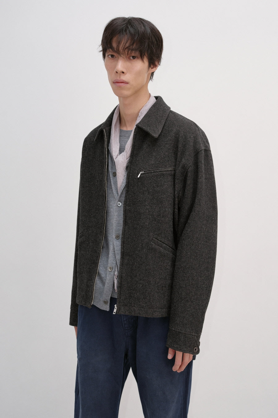 Insilence - Vintage Wool Sports Jacket (Brown) product image 1 | TRAB K-Fashion Australia