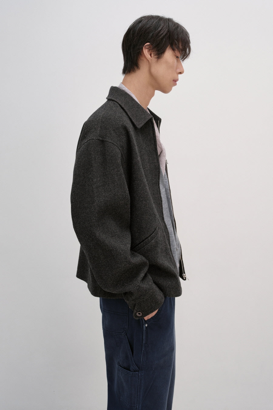 Insilence - Vintage Wool Sports Jacket (Brown) product image 2 | TRAB K-Fashion Australia