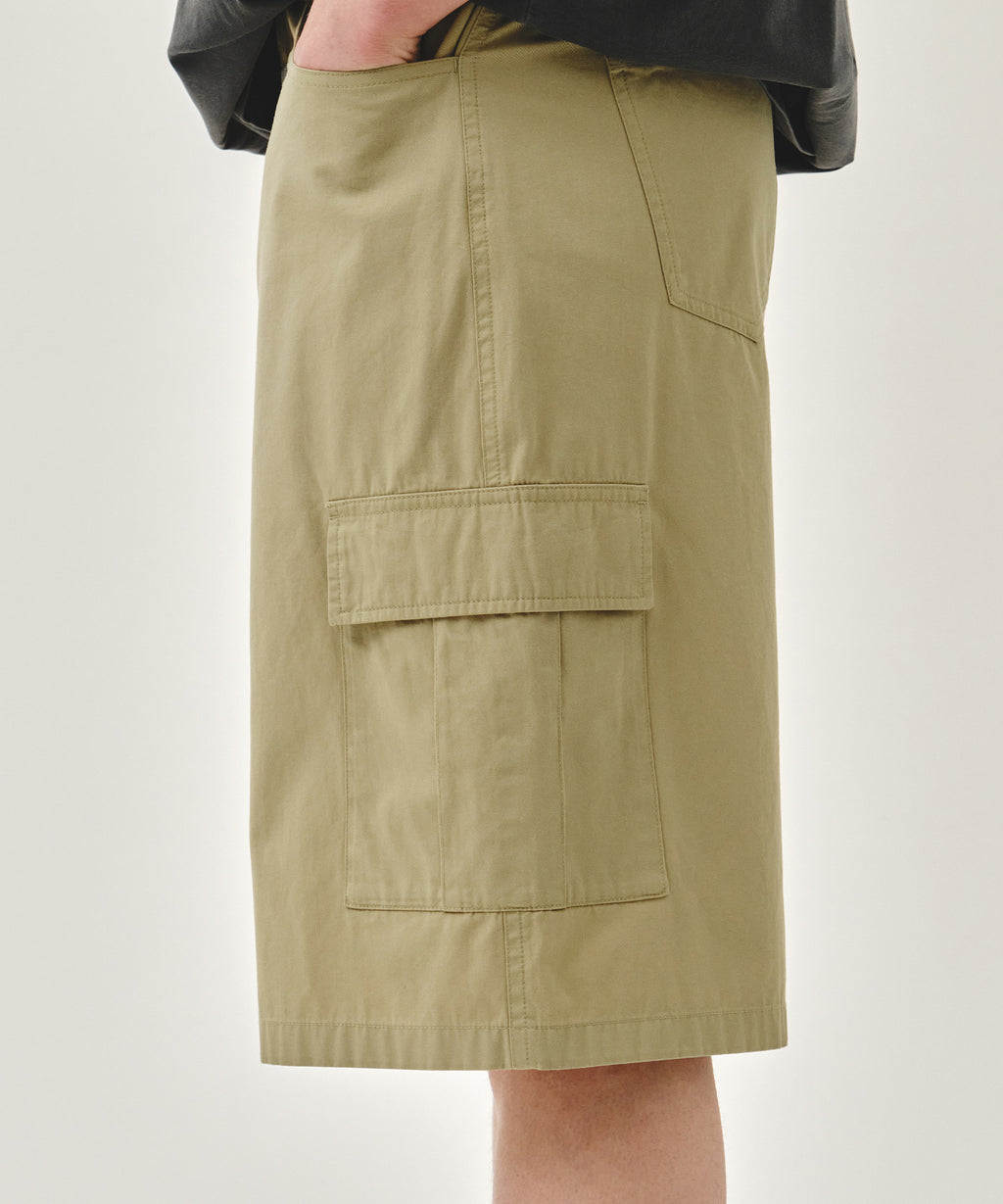 Marithe & Francois Girbaud - Cargo Half Pants (Beige) product image 2 | TRAB K-Fashion Australia