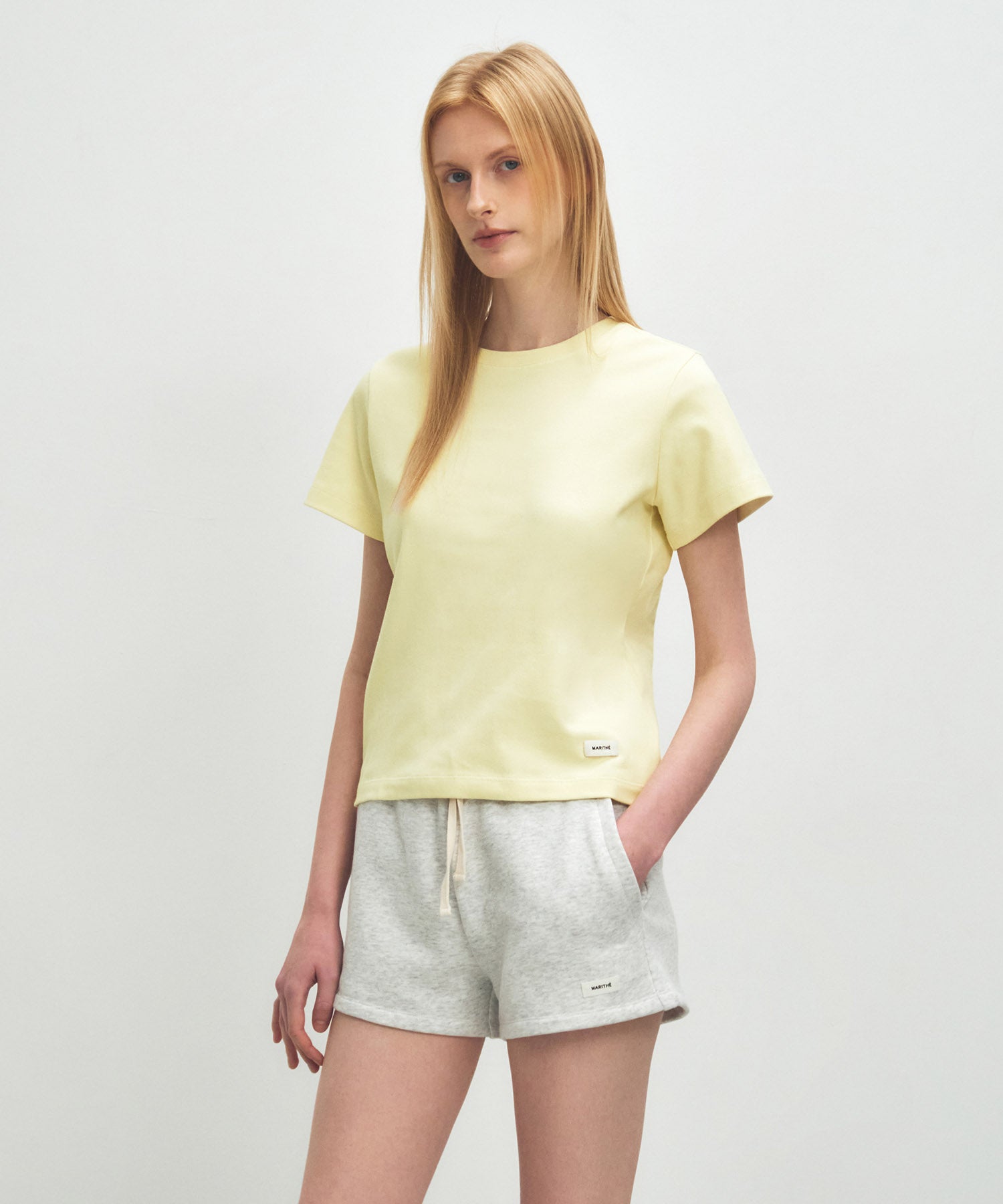 Marithe & Francois Girbaud - Basic Tee (Light Yellow) product image 2 | TRAB K-Fashion Australia